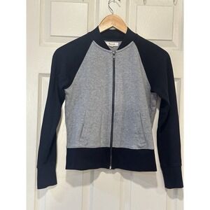 Madewell Offline Sweatshirt‎ Bomber Jacket Slim Fit Full Zip (XXS)